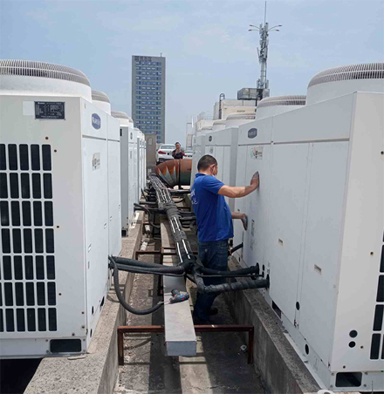 平塘中央空调制热和不制冷系统维修方法